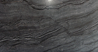 Plancher en pierre de marbre noir de dalle en bois 100Mpa 30mm