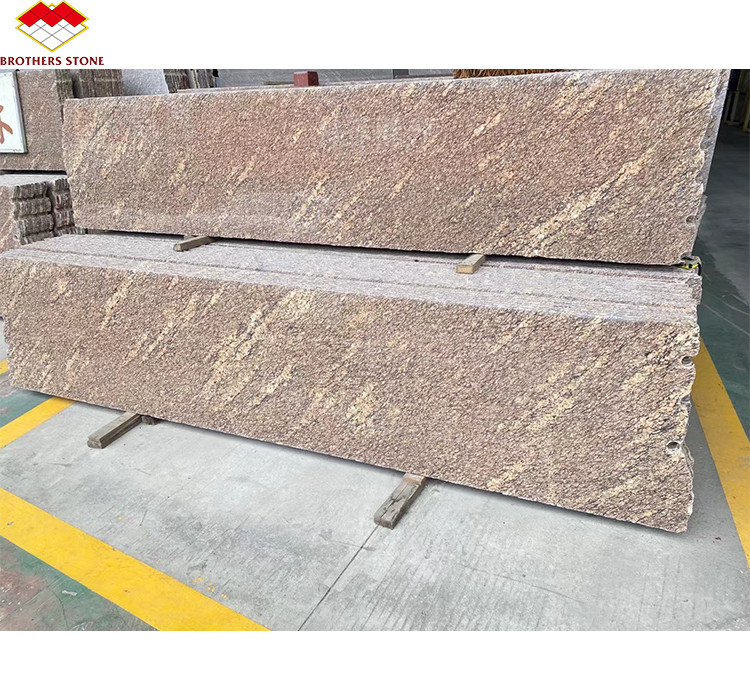 Giallo Gold Granite Californie Couleur dorée pour revêtement de mur extérieur et le guidon