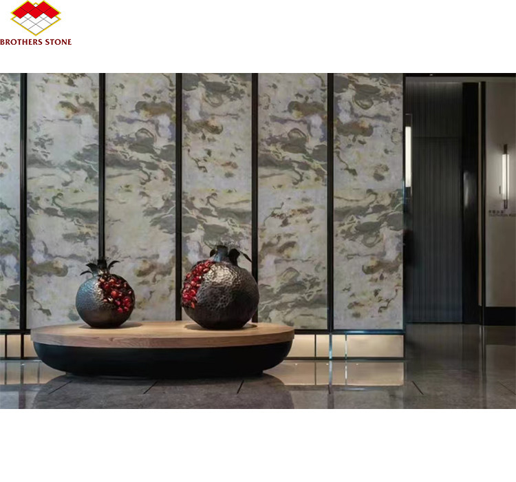 Argile souple, placage en pierre naturelle MCM pour revêtement de murs, carreaux de texture de l'hôtel, 1 mm de minceur