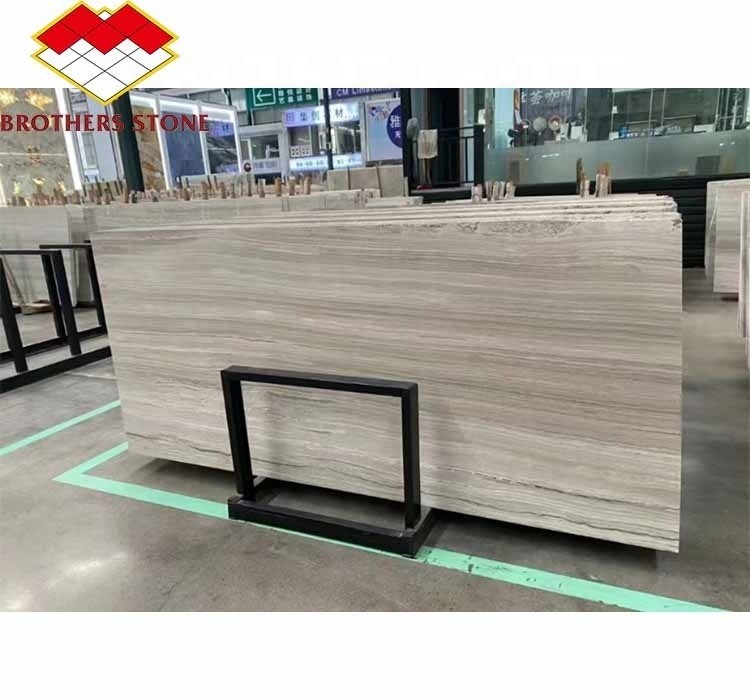 Panneaux de paroi de plancher conçus en bois gris en grain de marbre pour un style personnalisé