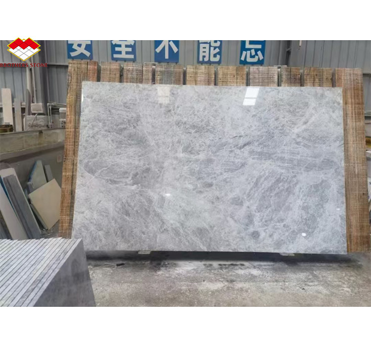 Yinsha Italian Grey Marble Stone Big Slab pour les planchers d'hôtel et les escaliers intérieurs