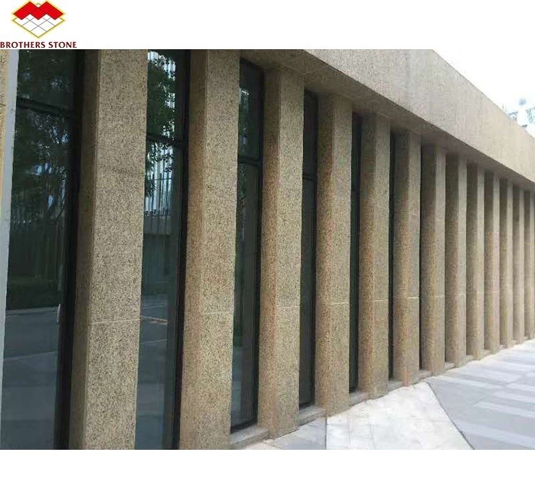 Granit flambé chinois moderne pour le revêtement de mur extérieur intérieur